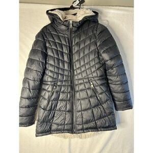 Bebe Black Puffer Women's Jacket Size Small/Petite Nice Coat!